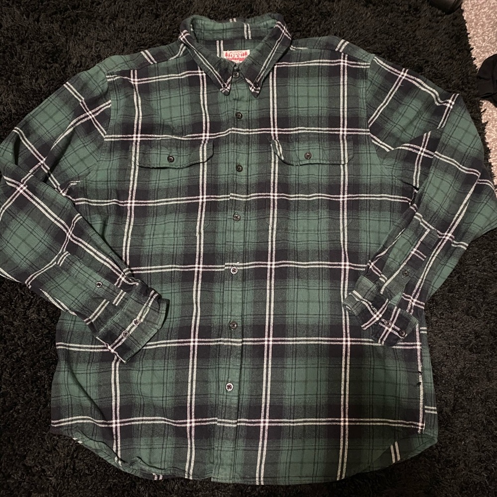 Plaid thicker flannel